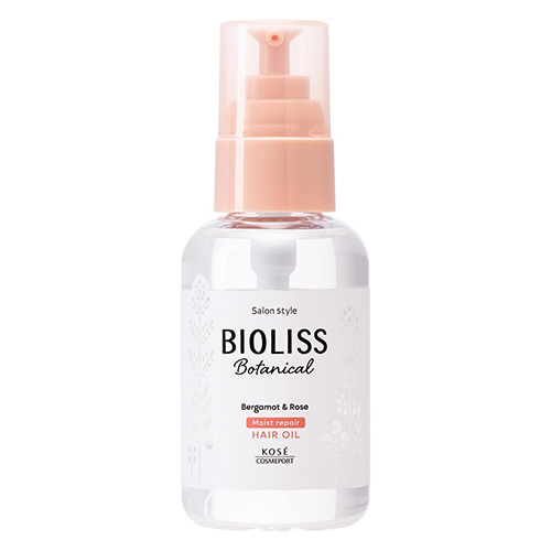 코세 BIOLISS 비오리스 보태니컬 모이스트 리페어 헤어 오일 트리트먼트 (촉촉 타입) 80mL 로즈 향