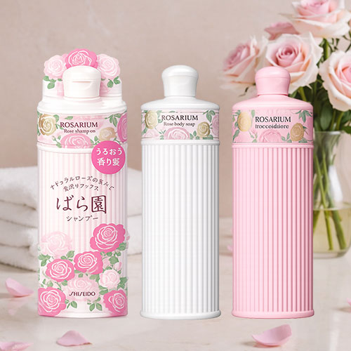 로사리움(ROSARIUM) 로즈 바디 & 헤어 케어 3종 세트 샴푸/ 바디 솝 / 컨디셔너