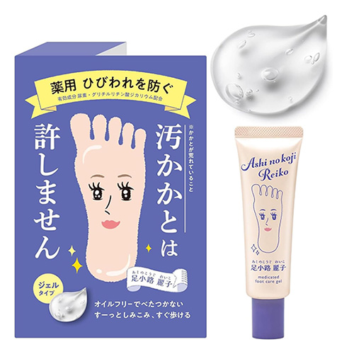 나리스업 아시코지 레이코 약용 풋 케어 젤 30g 라벤더 향 각질·갈라짐 케어