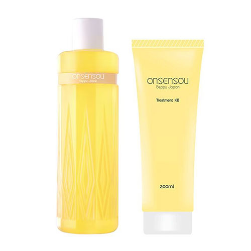 ONSENSOU 온센소우 벳푸 온천 조류 함유 샴푸 300ml + 트리트먼트 200ml