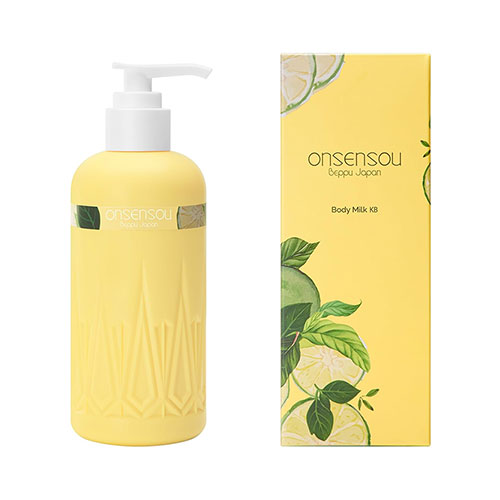 ONSENSOU 온센소우 벳푸 온천 조류 함유 카보스 & 유자 시트러스 우디 향 바디 밀크(바디 크림) 250ml