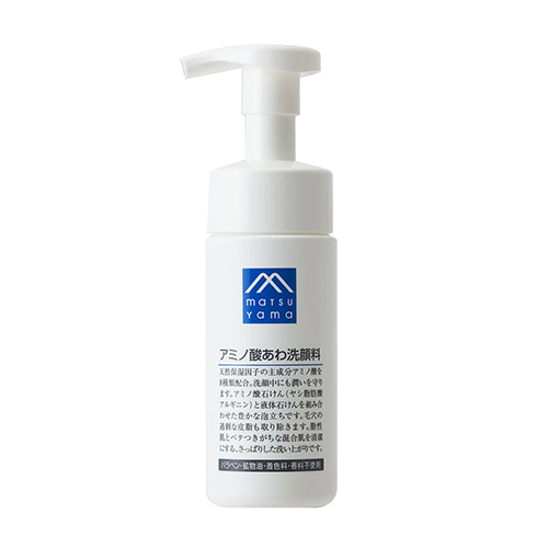 마츠야마 유지 M마크 아미노산 거품 세안제 저자극 무향 거품 타입 세안제 130mL