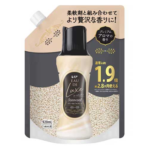 레노아 오 드 럭스 이노센트 세탁용 향기 비즈 백합 & 자스민 향 리필 920ml