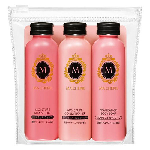 마쉐리 트래블 세트 EX (샴푸·컨디셔너·바디워시) 50mL