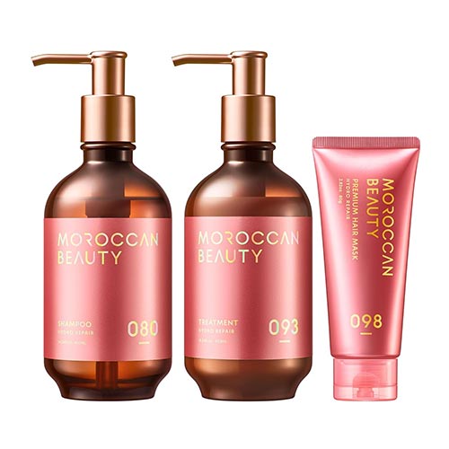 모로칸 뷰티 하이드로 리페어 한정 세트 샴푸 & 헤어 트리트먼트 / 미니 헤어 마스크