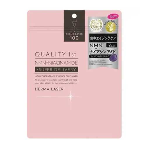 퀄리티퍼스트 (QUALITY 1st) QUALITY FIRST 더마 레이저 슈퍼 NMN100 마스크 (7매입)