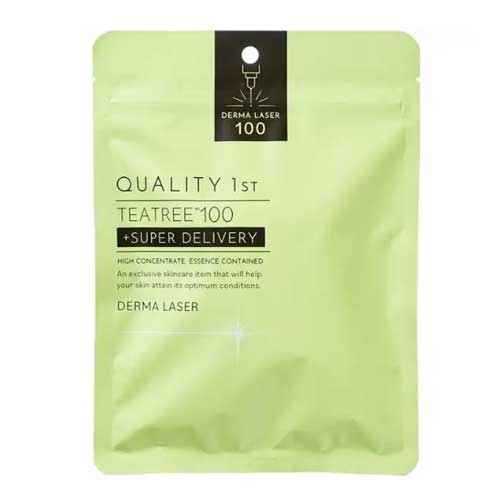퀄리티퍼스트 (QUALITY 1st) QUALITY FIRST 더마 레이저 슈퍼 티트리100 마스크 (7매입) 녹차