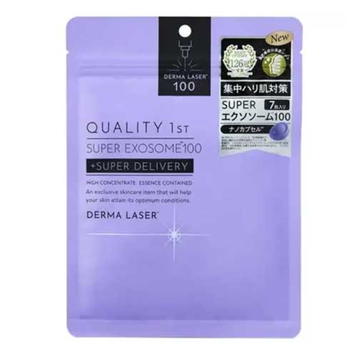 퀄리티퍼스트 (QUALITY 1st) QUALITY FIRST 더마 레이저 슈퍼 엑소좀100 마스크 (7매입)