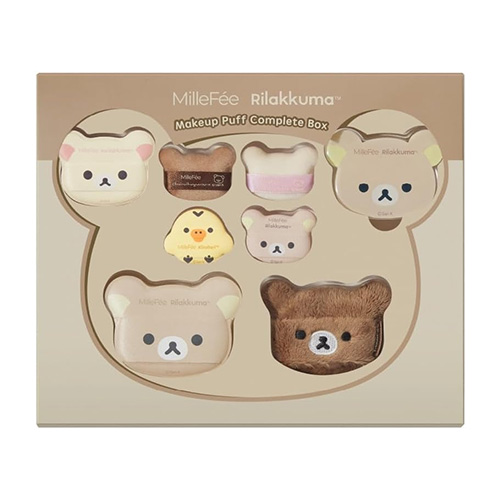 밀피 MilleFée 리락쿠마 콜라보 퍼프 5종 세트 메이크업 퍼프 (기간한정)