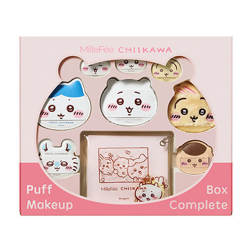 밀피MilleFée 치이카와 메이크업 퍼프 컴플리트 박스 (8종 세트) (기간한정)