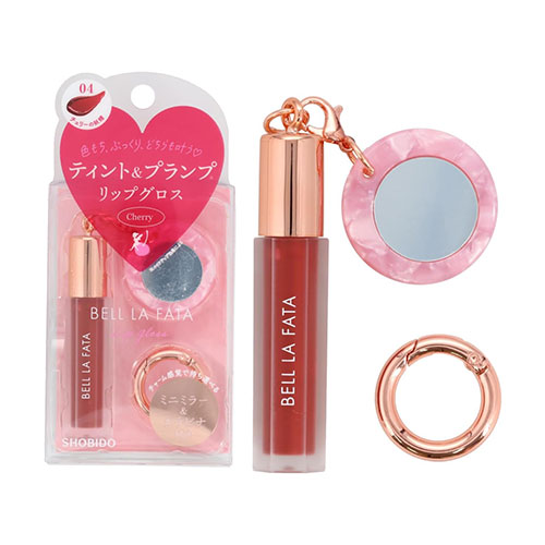 벨라파타 Bell LaFata 립글로스 04 체리의 요정 (틴트 플럼핑 키링)