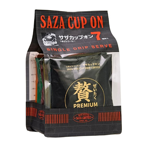 사자커피 SAZA COFFEE 컵온 레인보우 드립백 커피 7종 세트