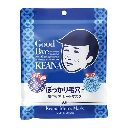 케아나 KEANA모공나데시코 남성용 모공 수렴 시트 마스크 10매