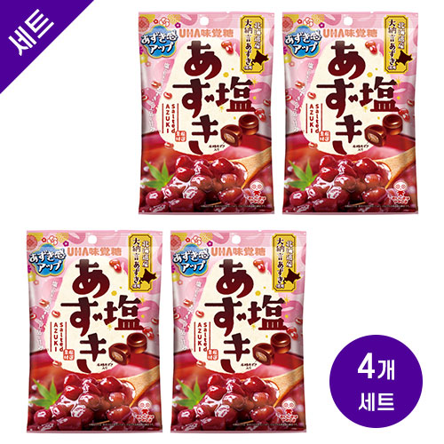 UHA미각당 캔디 소금의 꽃 카라멜라이즈드 밀크 & 솔트 초콜릿 캔디 71g X4