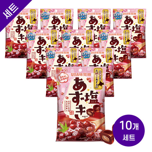 UHA미각당 캔디 소금의 꽃 카라멜라이즈드 밀크 & 솔트 초콜릿 캔디 71g X10