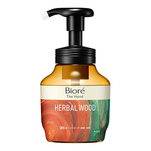 비오레 더 핸드 거품 핸드솝 허벌 우드 향 펌프형 280mL