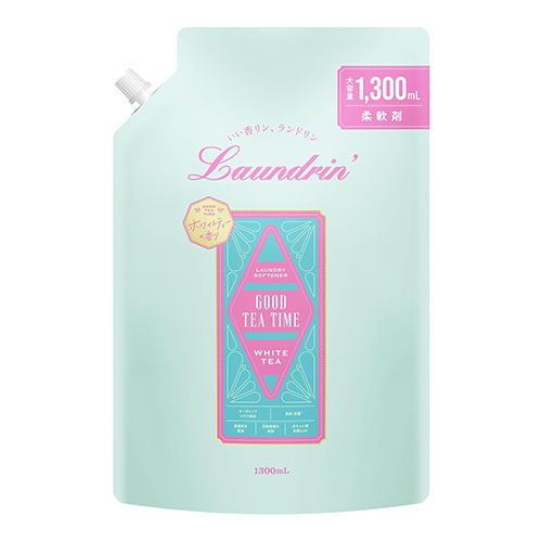 란도린 티 프래그런스 섬유유연제 화이트 티 향 1300mL 리필용