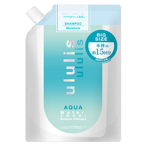 우루리스 아쿠아 워터 콘크 모이스처 샴푸 리필 510mL H2O (아쿠아)