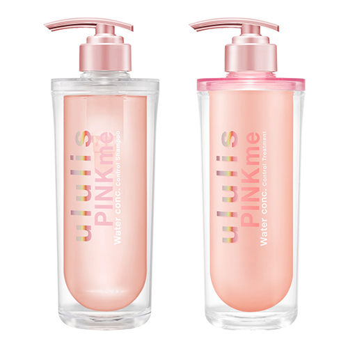 ululis 우루리스 핑크미 워터 콘크 컨트롤 샴푸 & 트리트먼트 세트 (모이스처라이징)