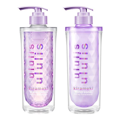 ululis 우루리스 키라메키 농축 워터 샤이니 샴푸 & 트리트먼트 세트 (윤기 케어)