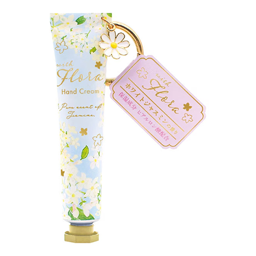 찰리 위드 플로라 참 장식 핸드크림 화이트 자스민 20g (기간한정)