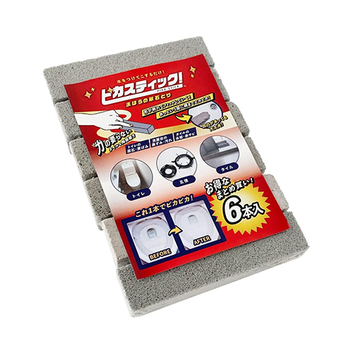 피카스틱 요석 제거 스틱 6개입 세트 (화장실 황변·흑변 제거용)