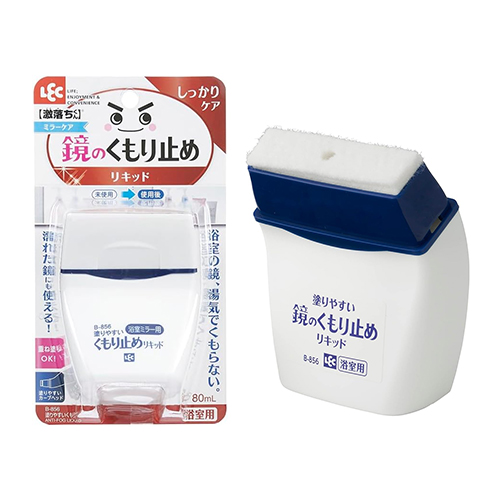 격락쿠군 바르기 쉬운 거울 김서림 방지 리퀴드 B-856 (화이트) 80ml