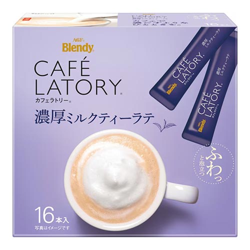 AGF 블랜디 Blendy 브렌디R 카페라토리R  스틱 농후 밀크티 라테 16개입