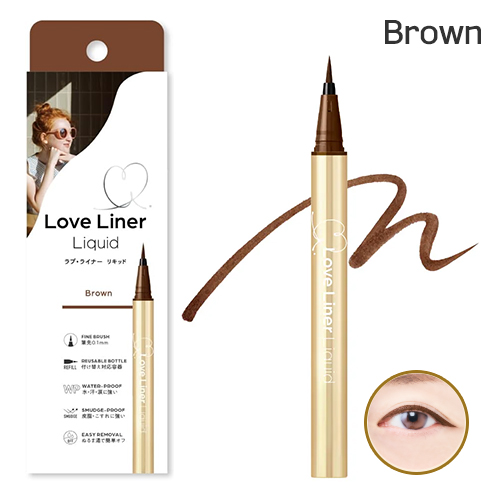 러브라이너 LoveLiner 리퀴드 아이라이너 R5 브라운