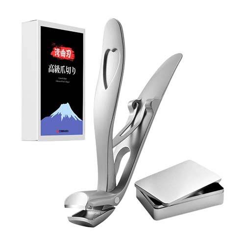 킨코시 곡선날 발톱깎이 CB001 실버 (인체공학 설계)