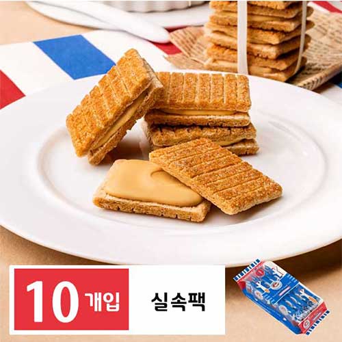 슈가버터 샌드의 나무 캐러멜 브륄레 10개입 (비닐팩/개별포장)