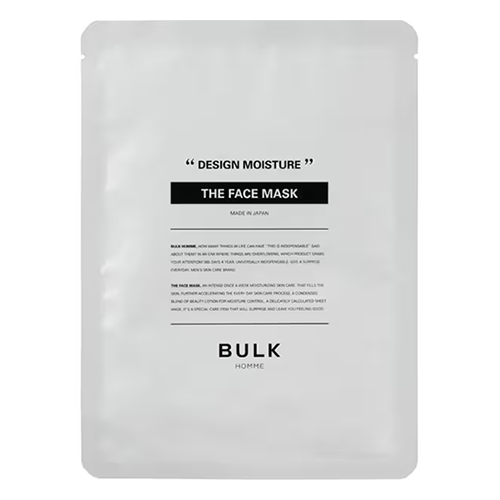 바르크옴 BULK HOMME 더 페이스 마스크 1매입 남성 전용 에센스 마스크팩