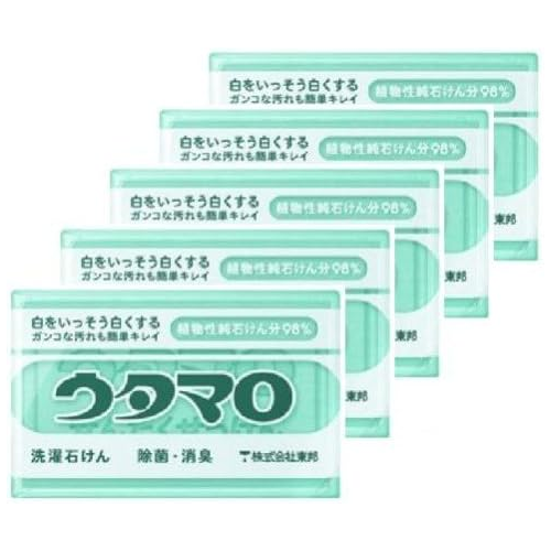 우타마로 세탁 비누 133g × 5개입 세트