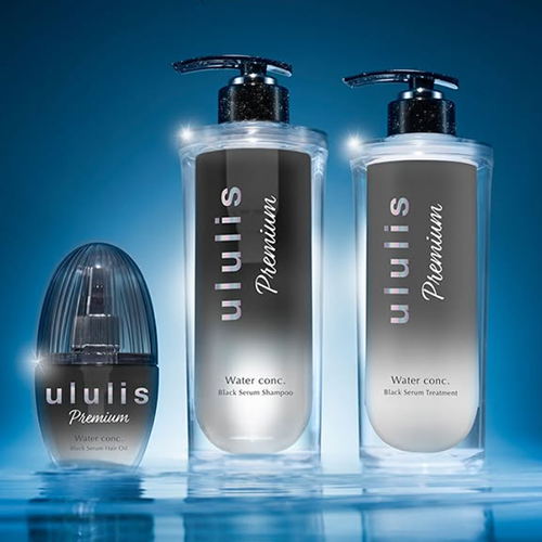 우루리스 프리미엄 농축 워터 블랙 세럼 샴푸 트리트먼트 헤어오일 3종 세트
