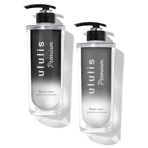 우루리스 프리미엄 농축 워터 블랙 세럼 샴푸 트리트먼트 세트