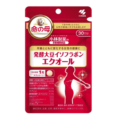 고바야시제약 이노치노하하 발효대두이소플라본 에쿠올 약30일분 30정  에크올