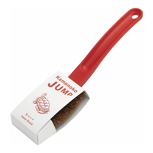 카메노코 타와시 니시오 상점 카메노코 점프 주방 청소용 브러시 레드