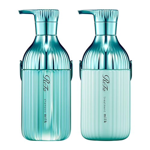 ReFa 리파 밀크 프로틴 샴푸 로얄 & 리파 밀크 프로틴 트리트먼트 스트레이트 세트 500mL