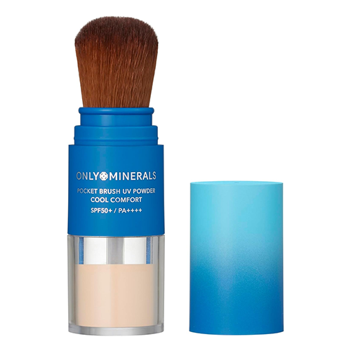온리 미네랄 ONLY MINERALS 포켓 브러시 UV 파우더 쿨 컴포트 EX01 내추럴 SPF50+ PA++++ 3g (기간한정)