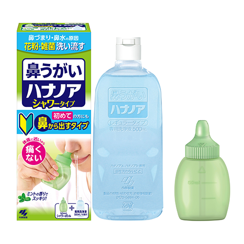 고바야시제약 하나노아 코세척 샤워 타입 민트향 500mL