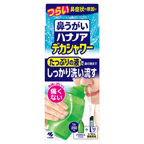고바야시제약 하나노아 데카 샤워 코세정액 10포