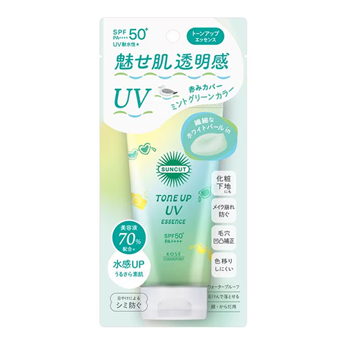 코세 선컷 SUNCUT 톤업 UV 에센스 민트 그린 SPF50+ PA++++ 80g