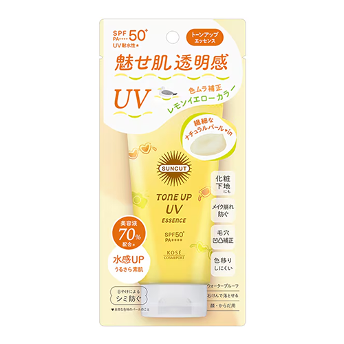 코세 선컷 SUNCUT 톤업 UV 에센스 레몬 옐로우 SPF50+ PA++++ 80g