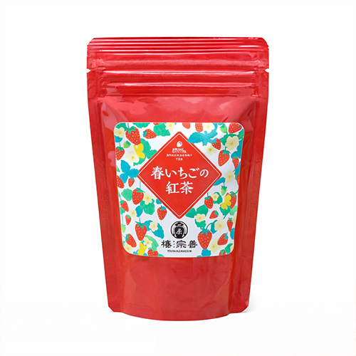 일본 홍차 츠바키소젠 봄 딸기 홍차 (잎차) 50g (2026년 기간한정)