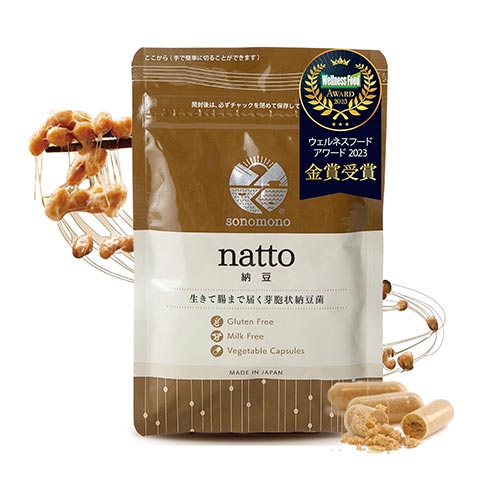 소노모노 낫토 서플리먼트 30정 (무첨가 낫토균 캡슐)