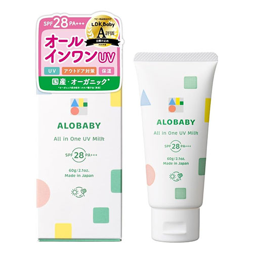 알로베이비 올인원 UV 밀크 베이비 선크림 SPF28 PA+++