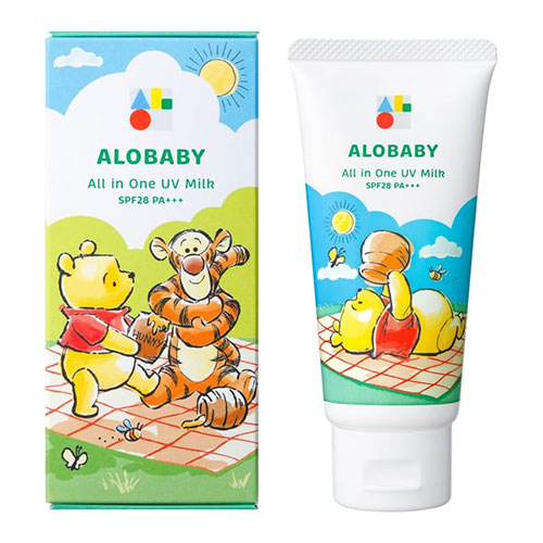 알로베이비 올인원 UV 밀크 디즈니 디자인 베이비 선크림 SPF28 PA+++ 
