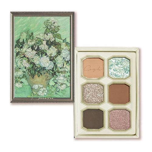 밀피MilleFée 명화 아이섀도 팔레트 10 장미가 있는 꽃병 (6색 아이섀도)