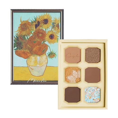 밀피MilleFée 명화 아이섀도 팔레트 11 해바라기 (6색 아이섀도)