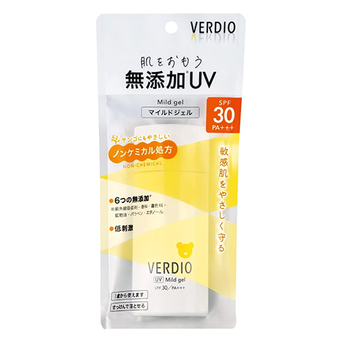 베르디오Verdio 멘탐 UV 마일드 젤 N SPF30 무향 / 저자극 젤 타입 80g